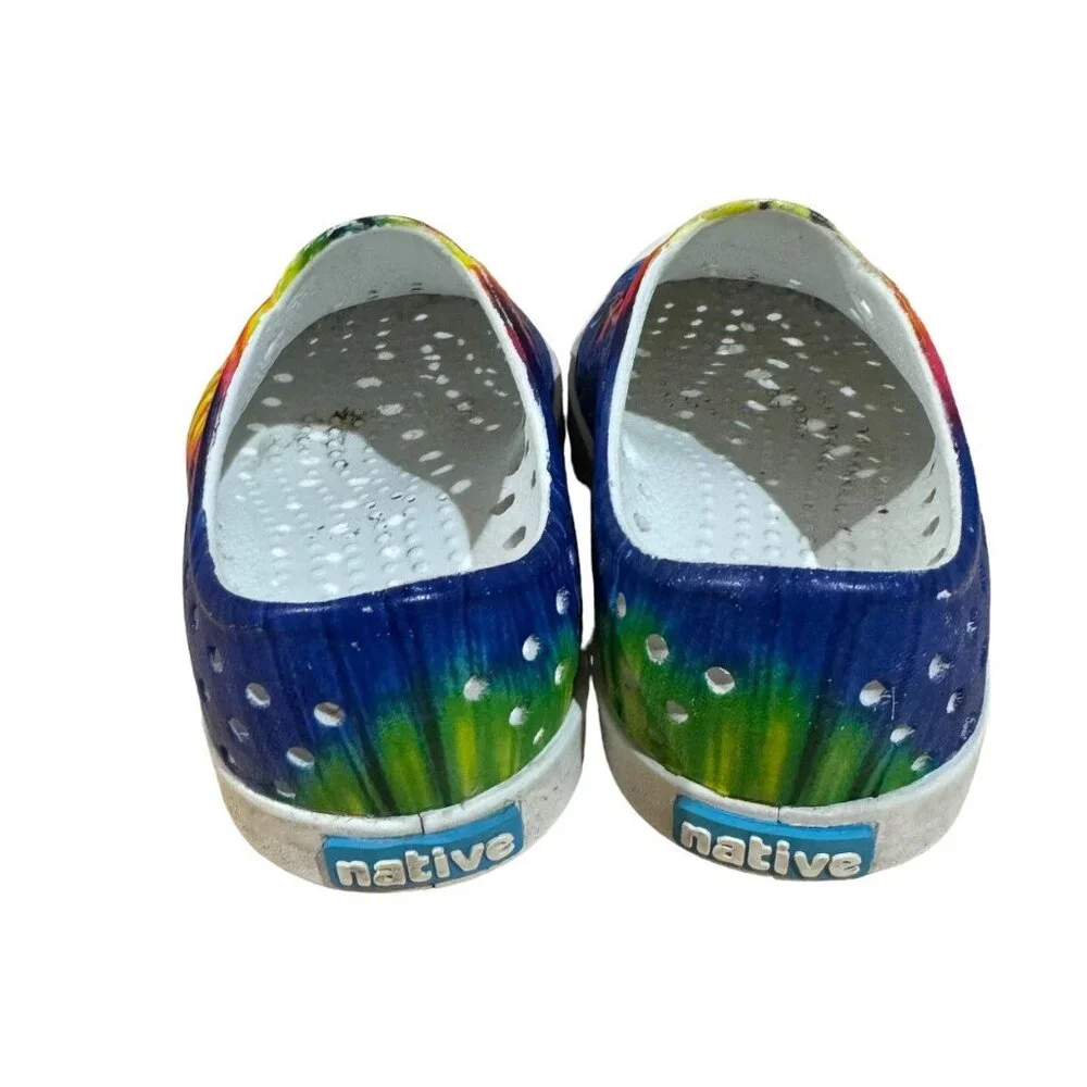 Native Jefferson Tie Dye Shoes Size C7